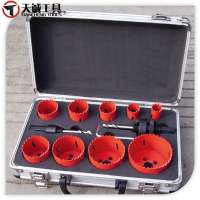 13PCS BI-METAL HOLE SAW KIT FOR METAL WOOD DRILLING